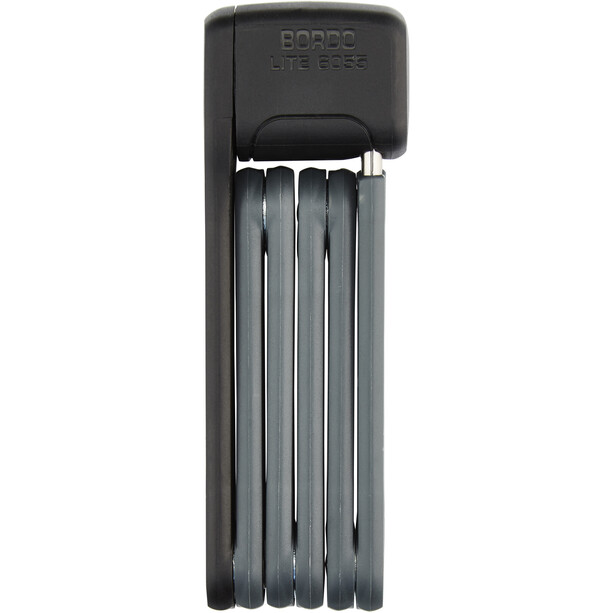ABUS Faltschloss Bordo Lite 6055 Mini Combo schwarz/grau | Länge: 600 mm - Bild 1