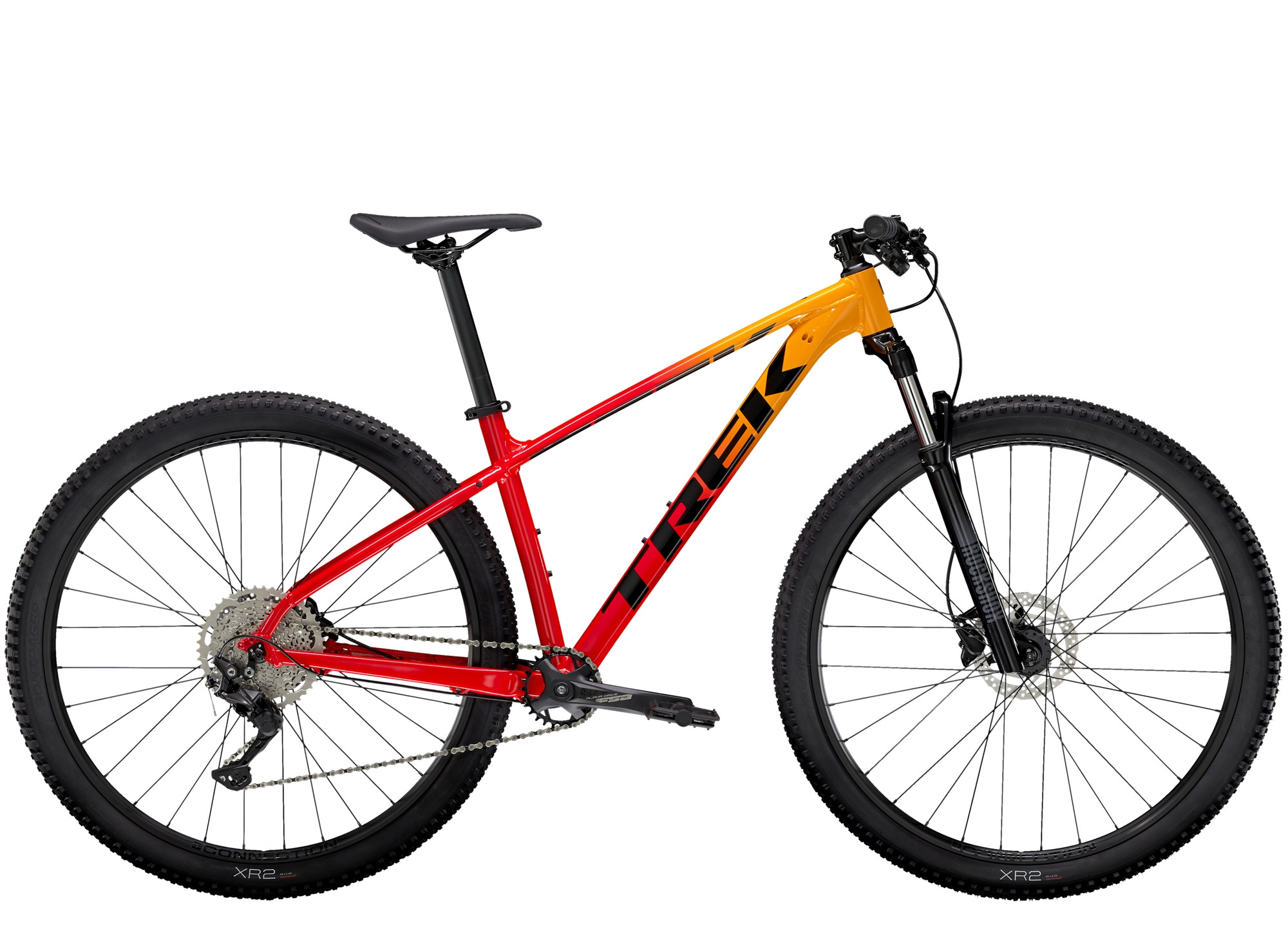 Trek Marlin 7 Diamant M Marigold to Radioactive Red Fade - Bild 1